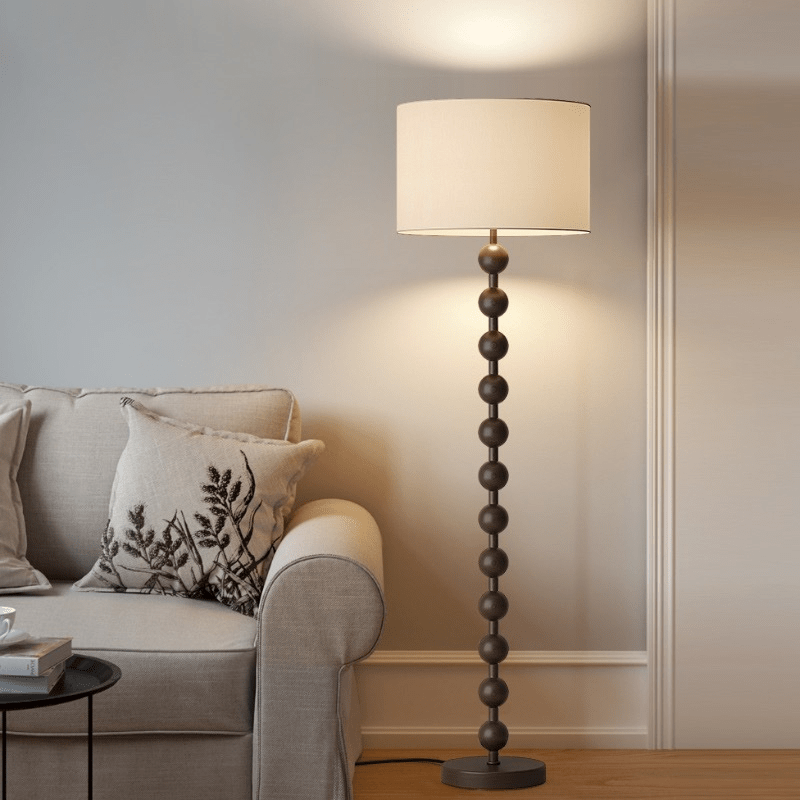 Japandi Wooden Floor Lamp Minimalist Nordic Standing Light