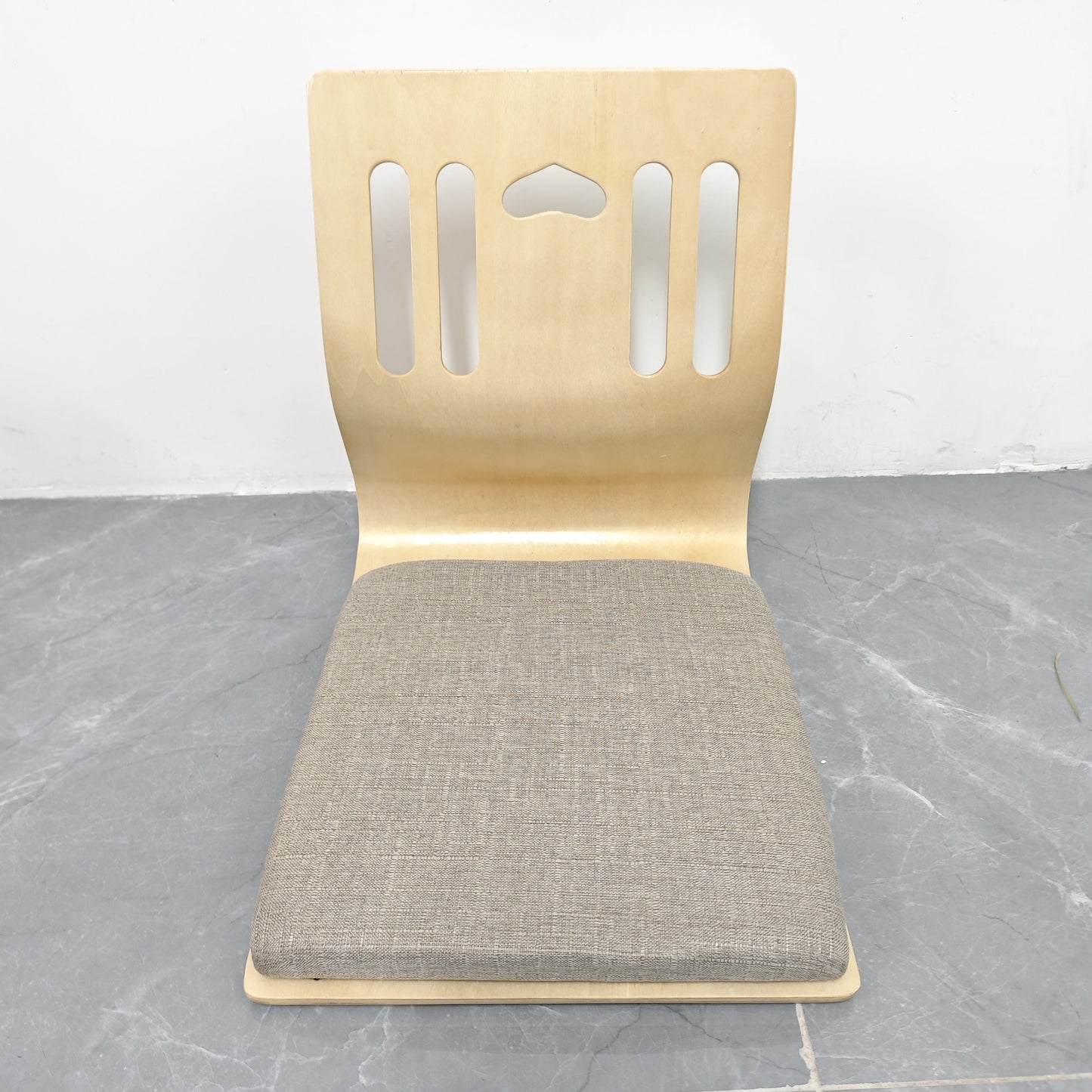 Japanese Floor Chair Tatami Cushion Seat Wooden Frame Low Seating Chair