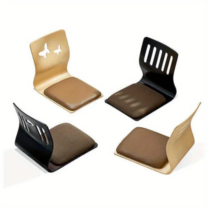 Japanese Floor Chair Tatami Cushion Seat Wooden Frame Low Seating Chair
