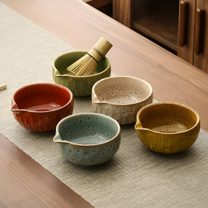 Japanese Matcha Tea Ceremony Set Ceramic Bamboo Accessories Kit