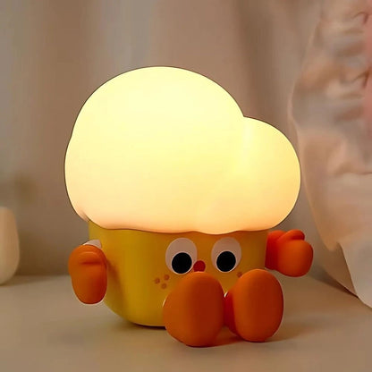 Kids Animal Night Light Rechargeable Dimmable Bedside Lamp