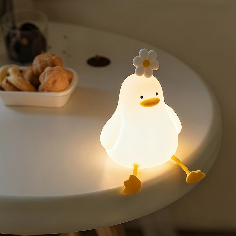 Kids Animal Night Light Rechargeable Dimmable Bedside Lamp