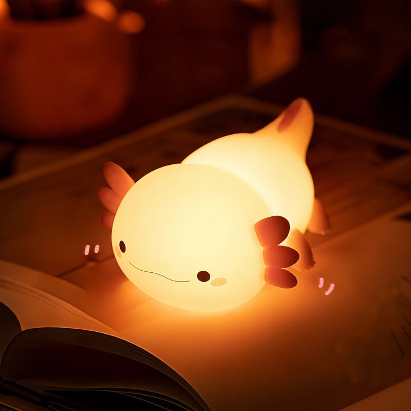 Kids Animal Night Light Rechargeable Dimmable Bedside Lamp