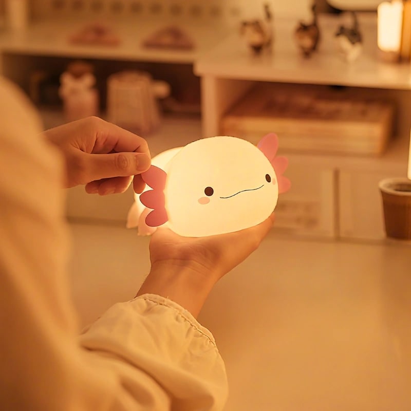 Kids Animal Night Light Rechargeable Dimmable Bedside Lamp