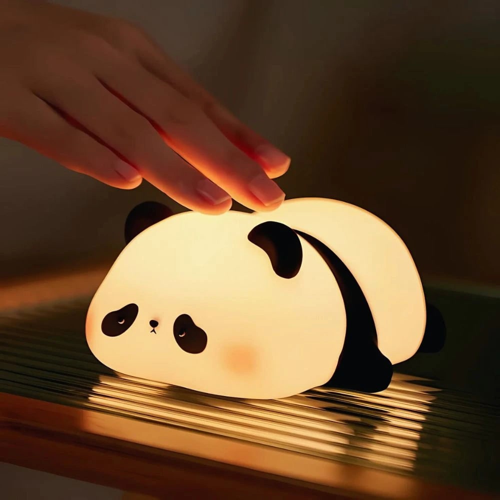 Kids Animal Night Light Rechargeable Dimmable Bedside Lamp