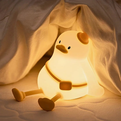 Kids Animal Night Light Rechargeable Dimmable Bedside Lamp