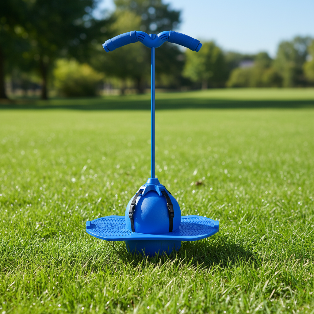 Balancerende pogo-stick voor kinderen, actief buitenspeelgoed voor coördinatie en springplezier