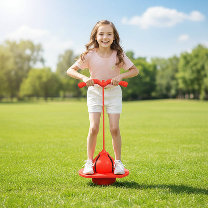 Balancerende pogo-stick voor kinderen, actief buitenspeelgoed voor coördinatie en springplezier