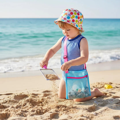 Kids Beach Sand Sifter Shell Collector Shovel Outdoor Toy