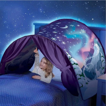 Kids Bed Tent Pop Up Sleep Canopy Play Shelter