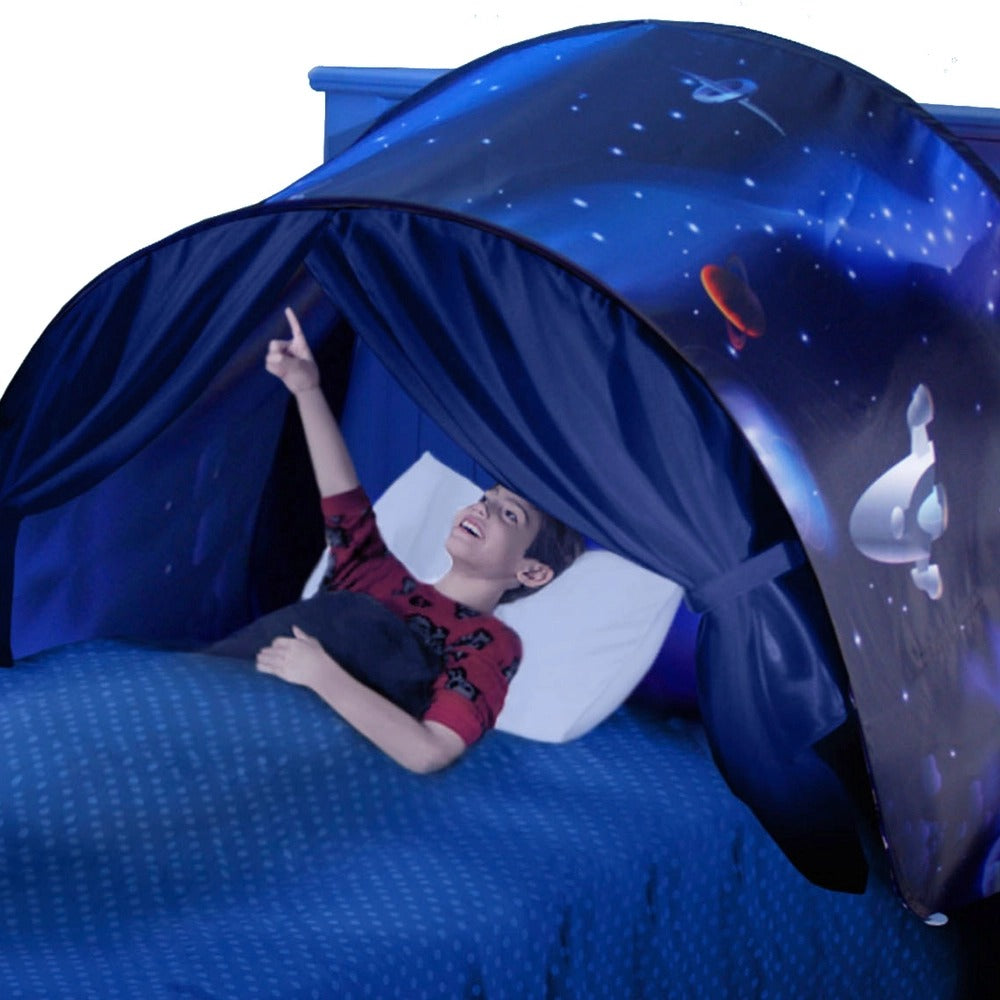 Kids Bed Tent Pop Up Sleep Canopy Play Shelter