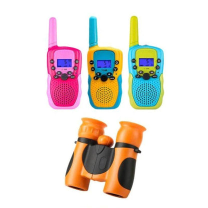 Kids Binoculars Compact Rubberized Field Glasses for Outdoor Exploration