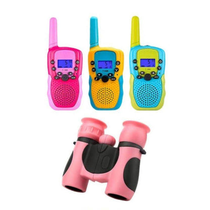 Kids Binoculars Compact Rubberized Field Glasses for Outdoor Exploration