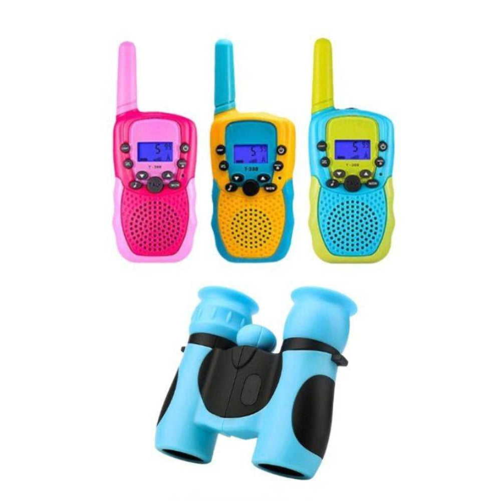 Kids Binoculars Compact Rubberized Field Glasses for Outdoor Exploration