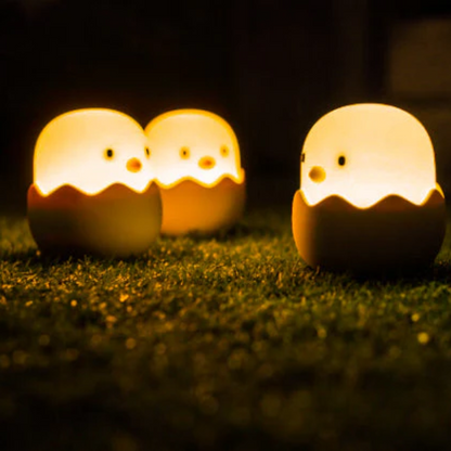 Kids Chick Night Lamp Soft LED Bedside Nursery Light
