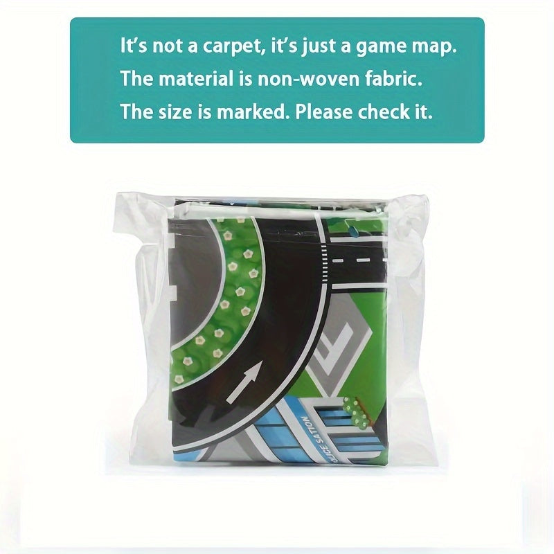 Kids Farm Road Play Mat Interactive Activity Carpet