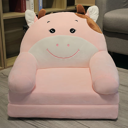 Kids Foldable Sofa Chair Soft Foam Toddler Lounge Seat Animal Design