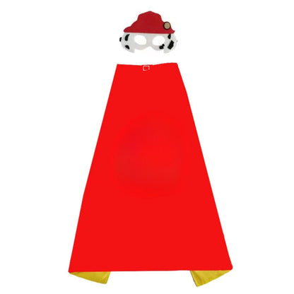 Kids Halloween Cape and Mask Costume Set Lightweight Dress Up Outfit