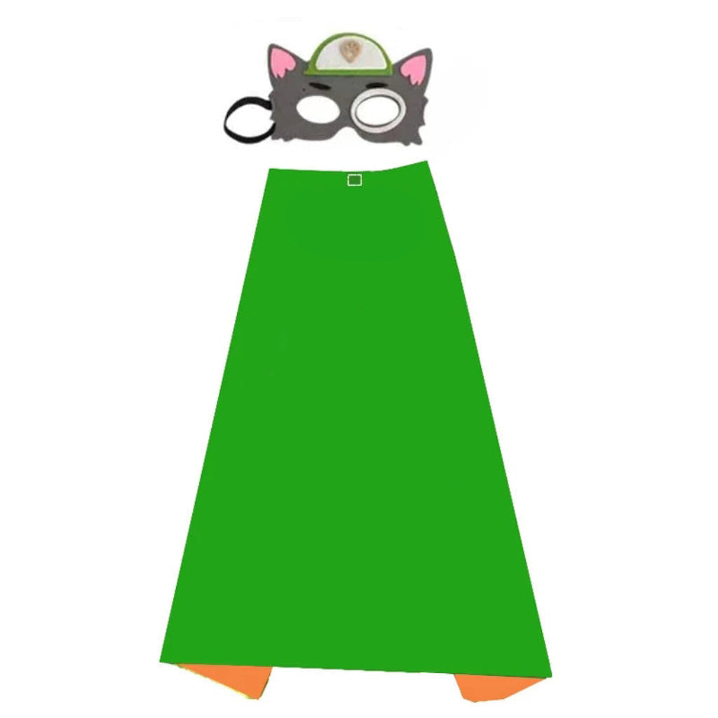 Kids Halloween Cape and Mask Costume Set Lightweight Dress Up Outfit
