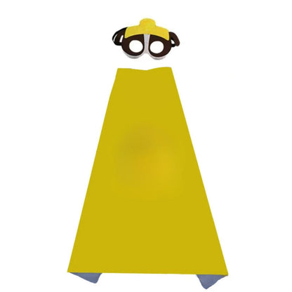 Kids Halloween Cape and Mask Costume Set Lightweight Dress Up Outfit