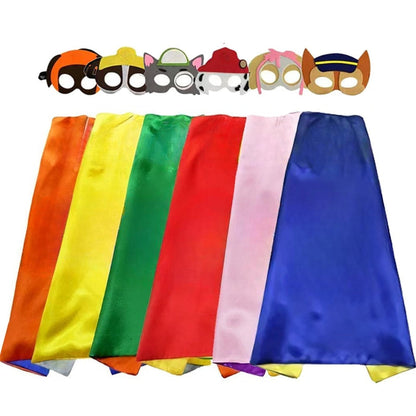 Kids Halloween Cape and Mask Costume Set Lightweight Dress Up Outfit