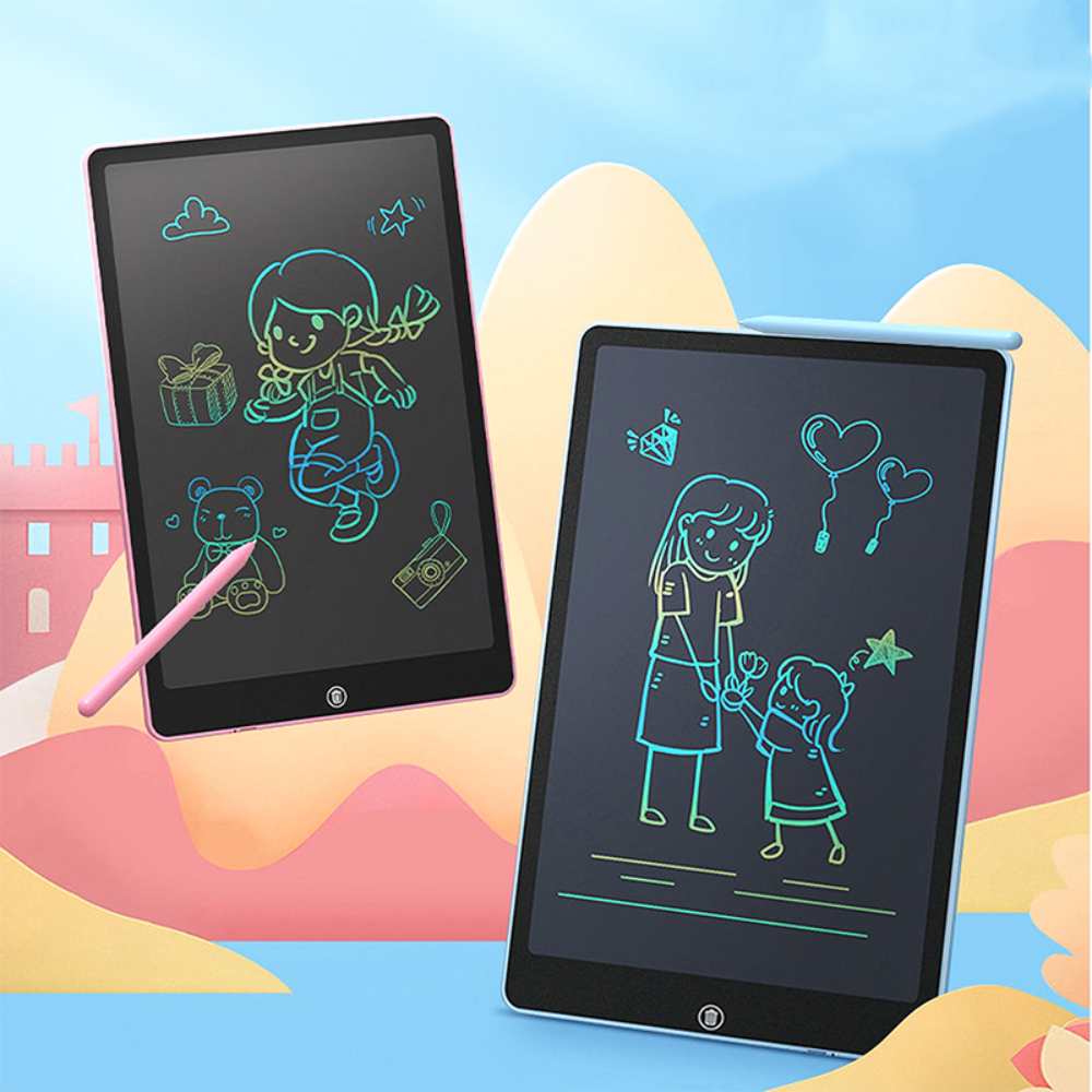 Kids LCD Drawing Tablet Reusable Writing Board with Stylus Pen