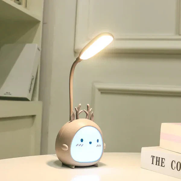 Kids Reading Lamp USB Rechargeable Cartoon Night Light