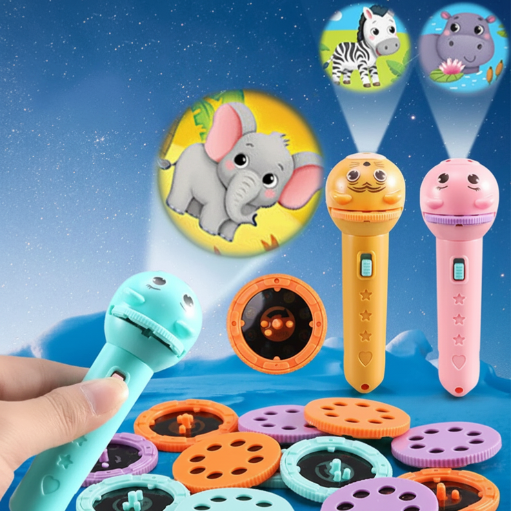 Kids Story Projector Flashlight for Bedtime Imaginative Play