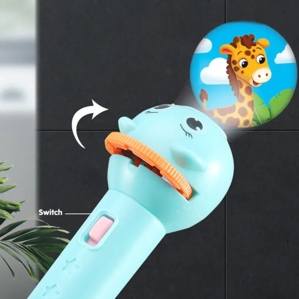 Kids Story Projector Flashlight for Bedtime Imaginative Play