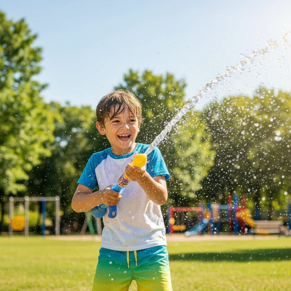 Kids Water Blaster Toy Pump Action Outdoor Summer Water Spray