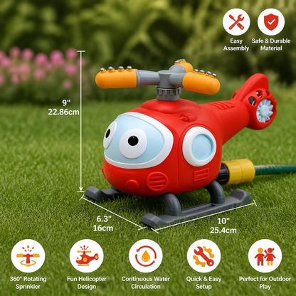 Kids Water Sprinkler Toy 360 Degree Rotating Outdoor Summer Play