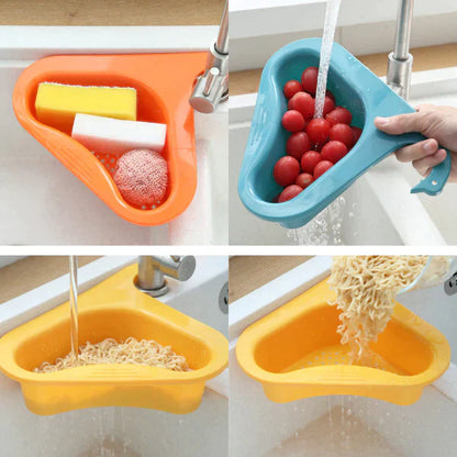 Kitchen Sink Strainer Basket Vegetable Fruit Washing Organizer