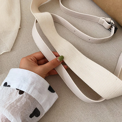 Kristel Crossbody Bag with Flip Closure and Adjustable Strap