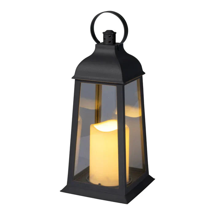 LED Lantern Set of 2 Decorative Outdoor Candle-Style Lighting