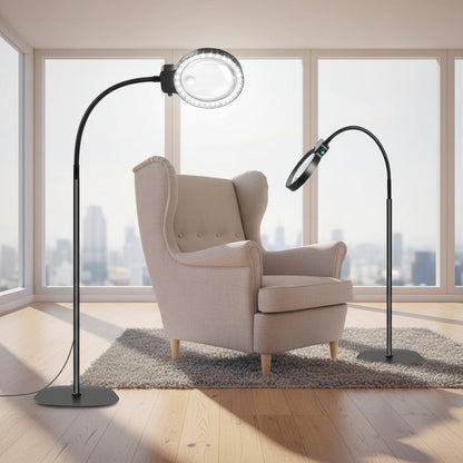 LED Magnifying Desk Lamp 10X 30X Reading Light