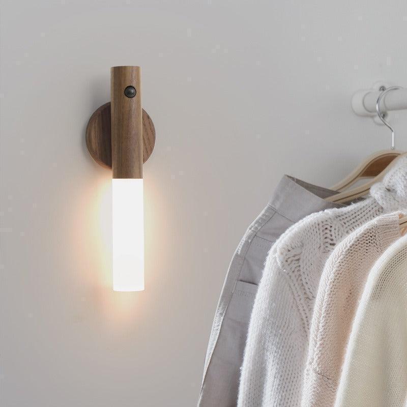LED Wall Lamp Motion Sensor Rechargeable Wireless Night Light for Home