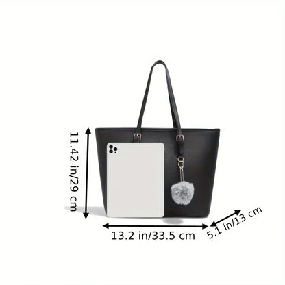 Large Capacity Elegant Shoulder Handbag