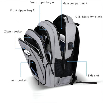 Large Capacity Laptop Backpack Student Travel School Bag