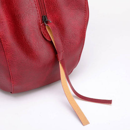 Large Capacity Leather Shoulder Bag for Everyday Essentials