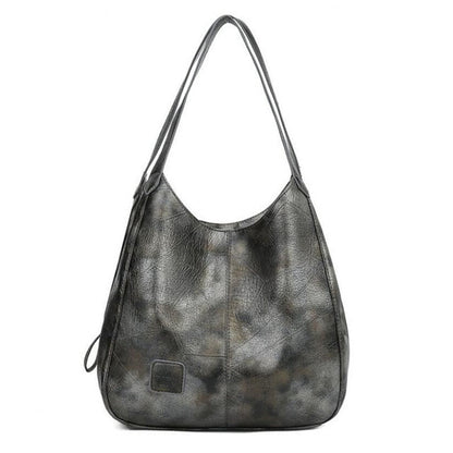 Large Capacity Leather Shoulder Bag for Everyday Essentials