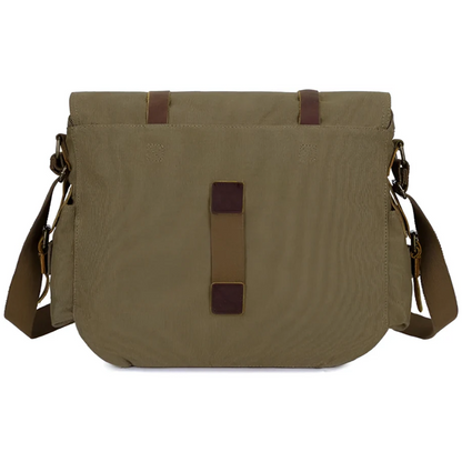 Large Capacity Mens Canvas Crossbody Bag Durable Shoulder Messenger Bag For Travel And Daily Use