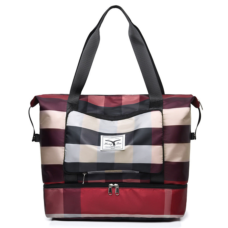 Large Capacity Waterproof Travel Bag Foldable Shoulder Duffel