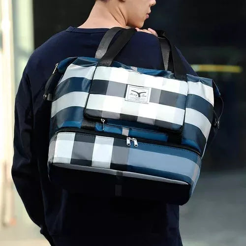 Large Capacity Waterproof Travel Bag Foldable Shoulder Duffel