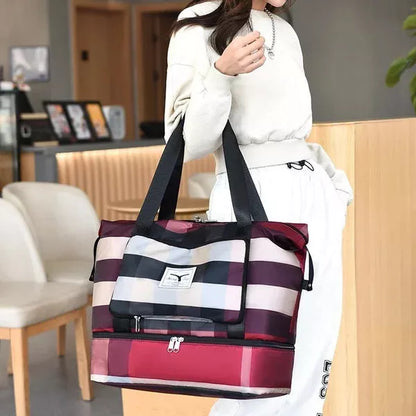 Large Capacity Waterproof Travel Bag Foldable Shoulder Duffel