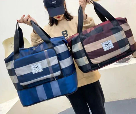 Large Capacity Waterproof Travel Bag Foldable Shoulder Duffel