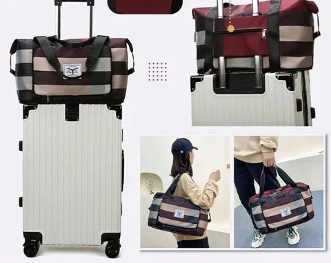 Large Capacity Waterproof Travel Bag Foldable Shoulder Duffel