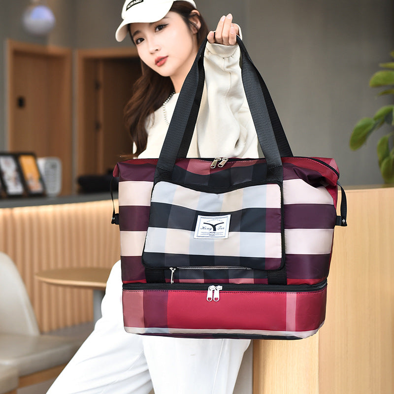 Large Capacity Waterproof Travel Bag Foldable Shoulder Duffel