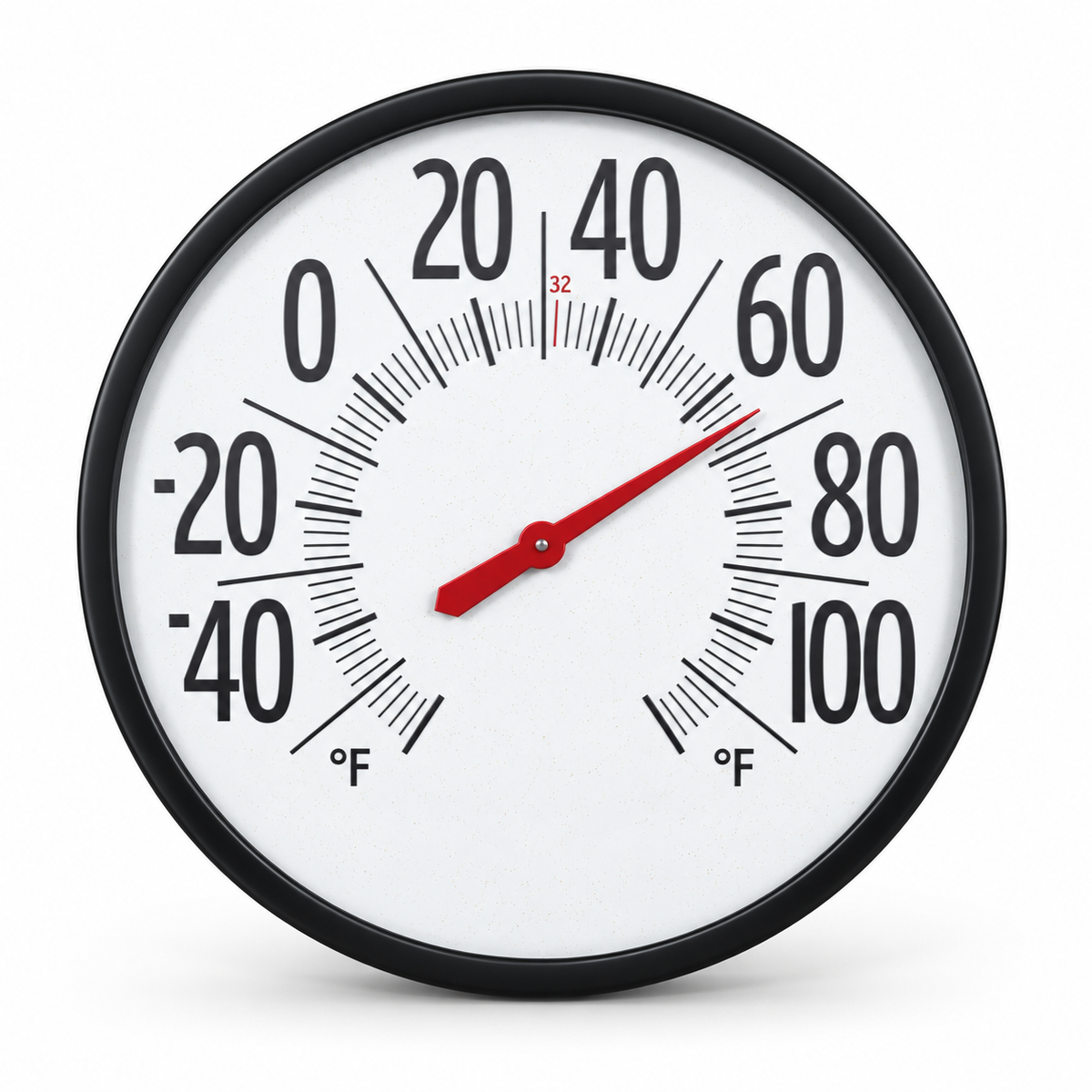 Large Dial Weatherproof Outdoor Thermometer for Wall Mounting