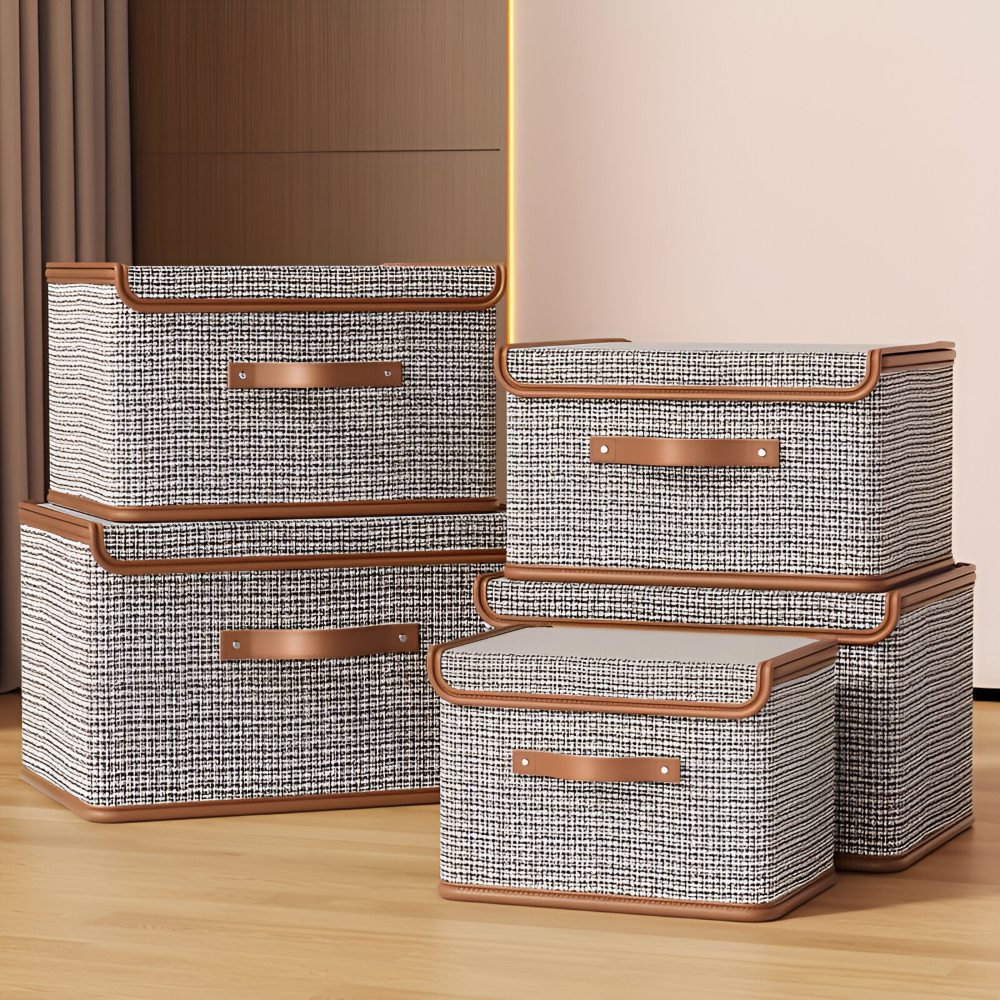 Large Fabric Storage Box Foldable Closet Organizer Bin