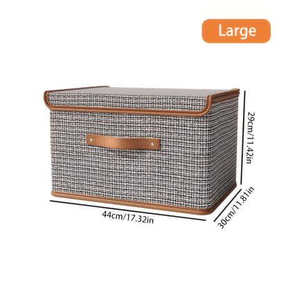 Large Fabric Storage Box Foldable Closet Organizer Bin